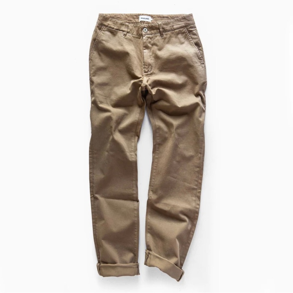 Taylor Stitch - Democratic Foundation Pants - 33x34 - Khaki